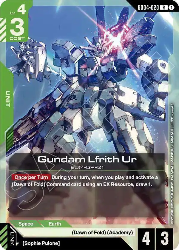Gundam Trading Card Game Phantom Aria Single Card Rare Gundam
