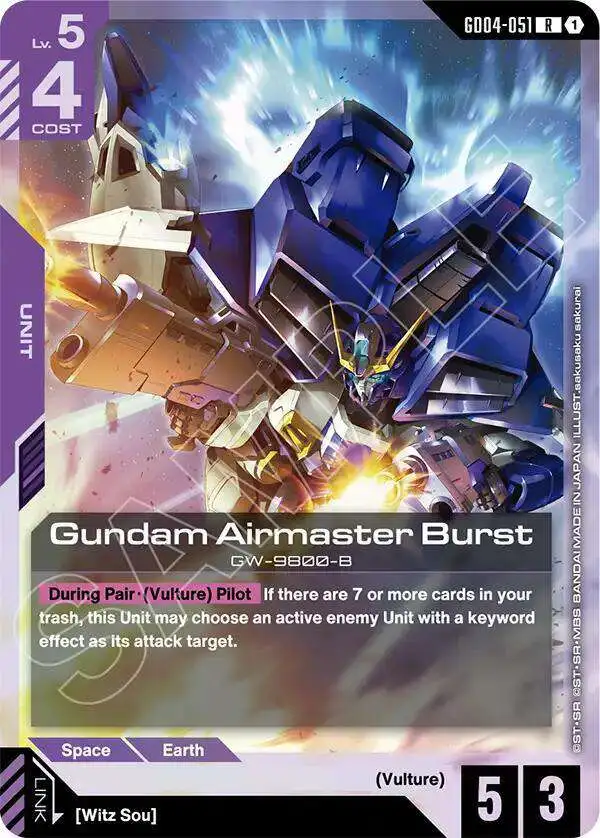 Gundam Trading Card Game Phantom Aria Single Card Rare Gundam