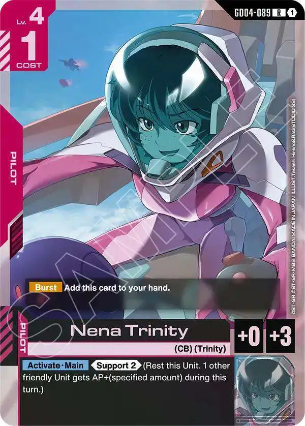 Gundam Trading Card Game Phantom Aria Single Card Rare Nena