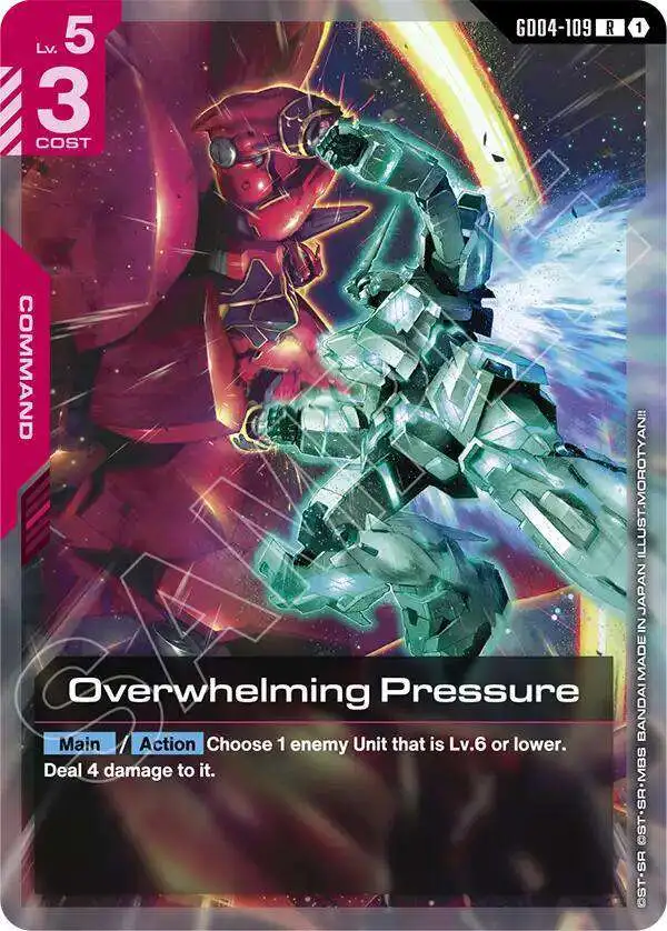 Gundam Trading Card Game Phantom Aria Single Card Rare