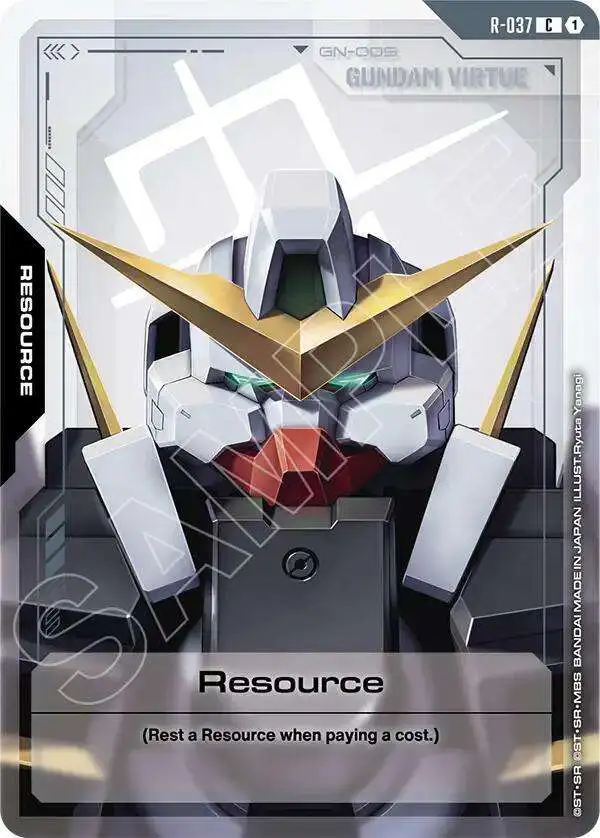 Gundam Trading Card Game Phantom Aria Single Card Common Resource