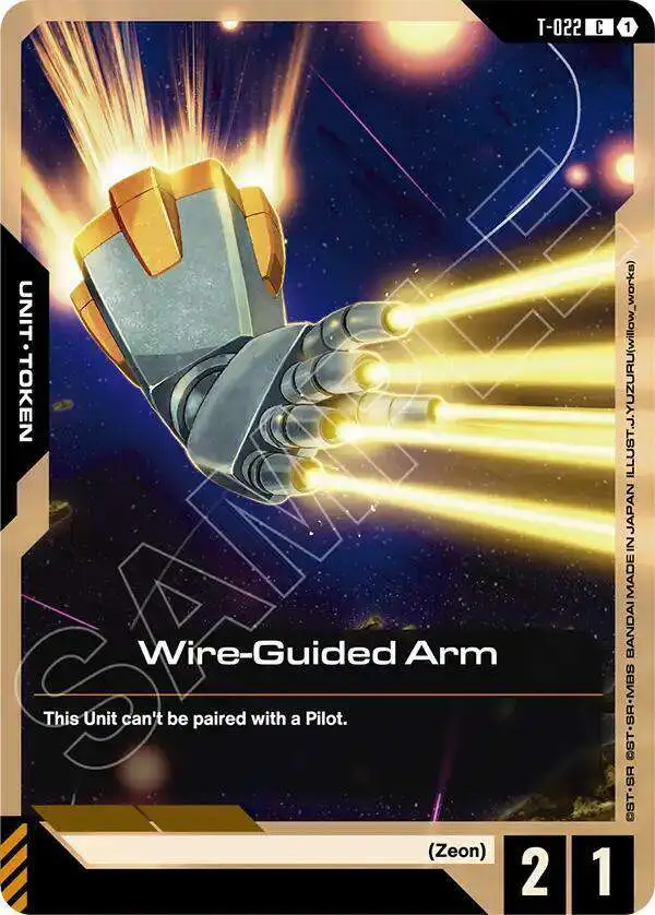 Gundam Trading Card Game Phantom Aria Single Card Common Wire