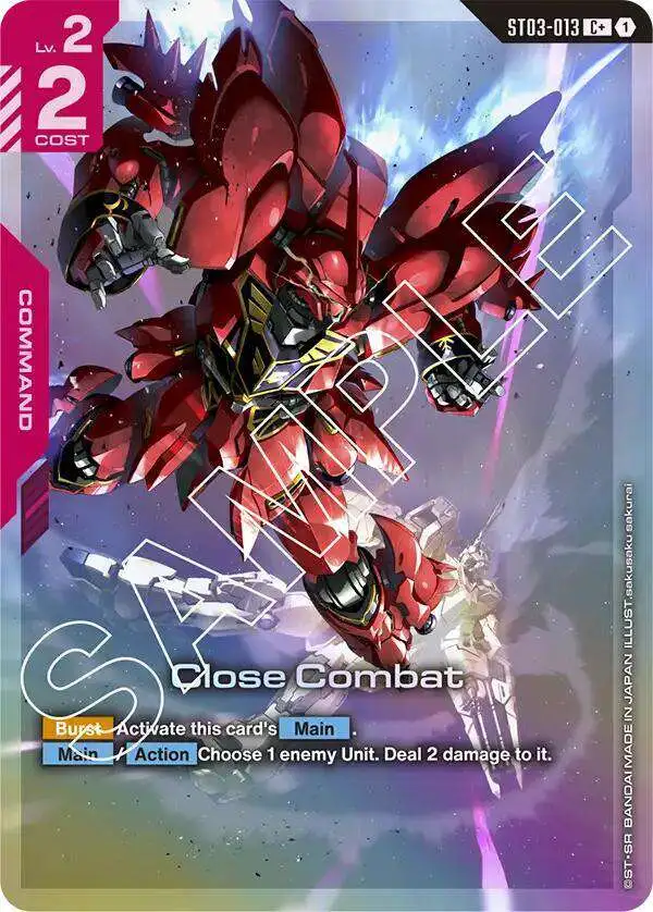 Gundam Trading Card Game Starter Deck 03 Zeons Rush Single Card