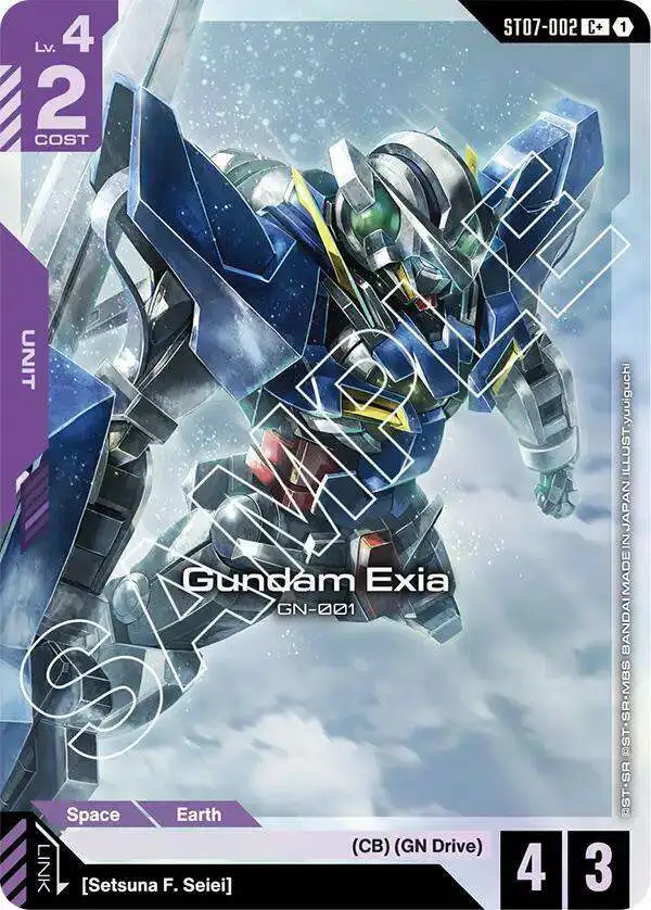 Gundam Trading Card Game Starter Deck 07 Celestial Drive Single