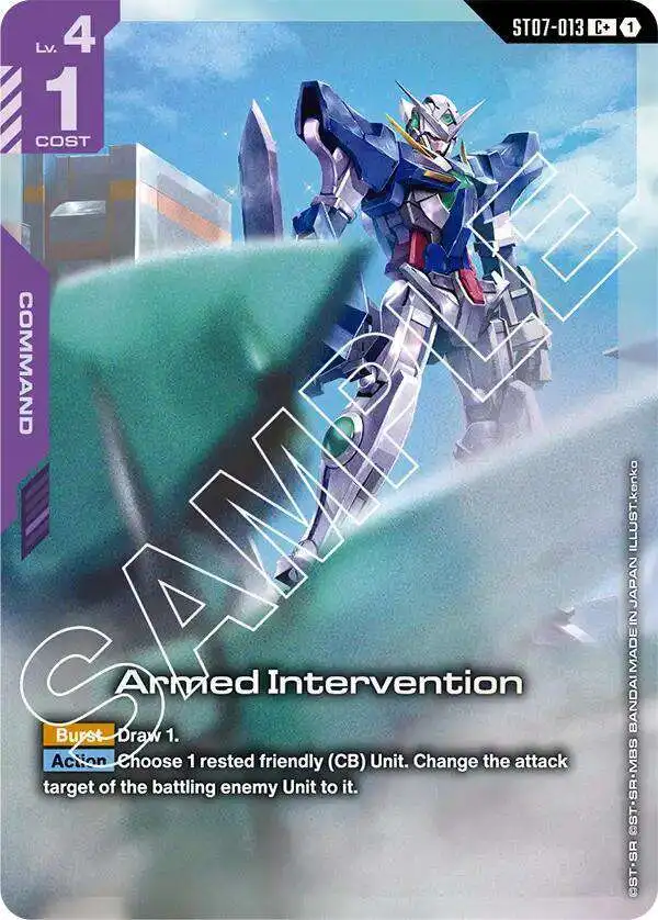 Gundam Trading Card Game Starter Deck 07 Celestial Drive Single