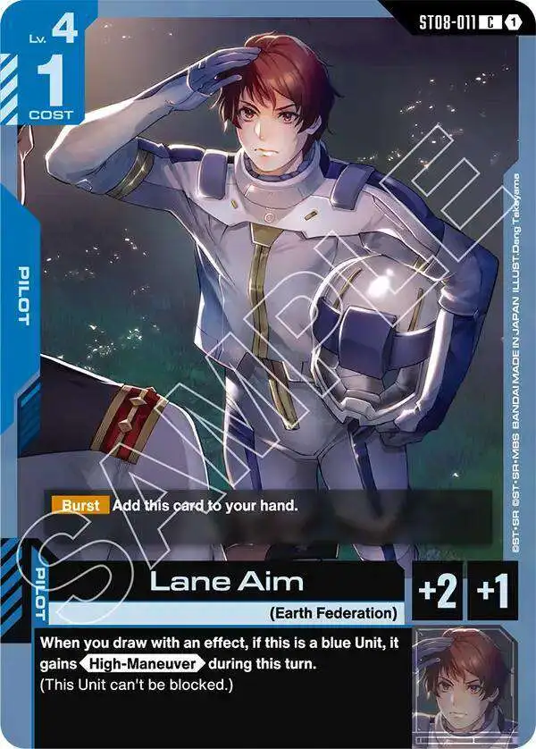Gundam Trading Card Game Starter Deck 08 Flash of Radiance Single
