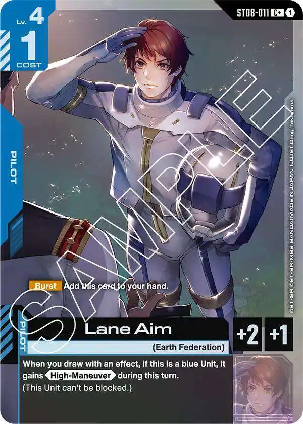 Gundam Trading Card Game Starter Deck 08 Flash of Radiance Single