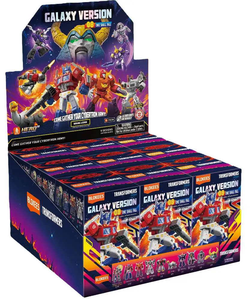 Transformers Galaxy Version 08 One Shall Fall Mystery Box GV08 [9 Packs] (Pre-Order ships January)