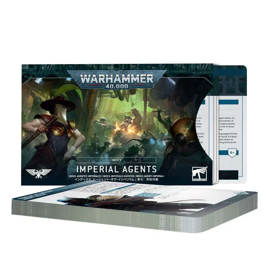 Warhammer 40,000 10th Edition Imperial Agents Index Cards [Sealed]