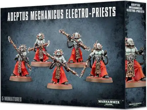 Warhammer 40,000 Cult Mechanicus Adeptus Mechanicus Corpuscarii / Fulgurite Electro-Priests Miniatures