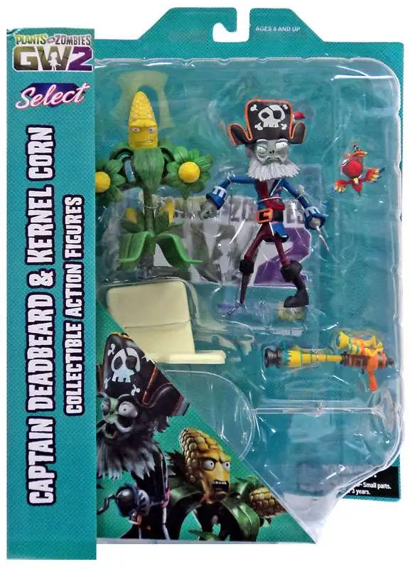 Diamond Select Toys Plants vs. Zombies Garden Warfare 2 Select - Weed vs.  Soldier Zombie - 6 in, 4 in 