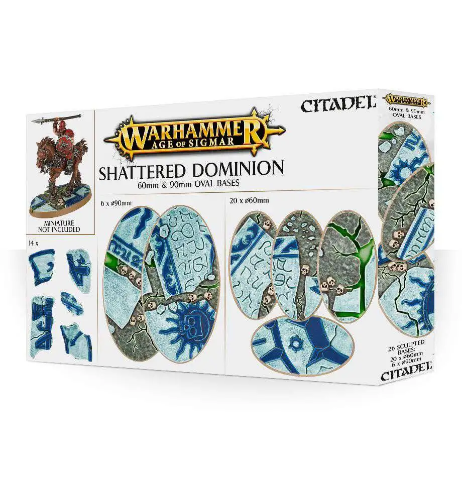 Warhammer Age of Sigmar Shattered Dominion 60 * 90mm Oval