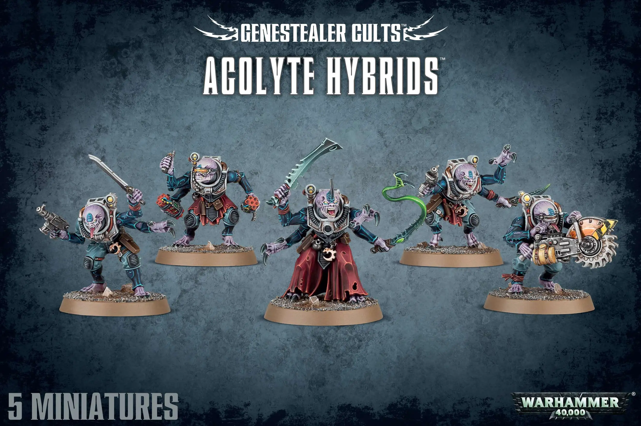 Warhammer 40,000 Genestealer Cults Acolyte Hybrids Miniatures