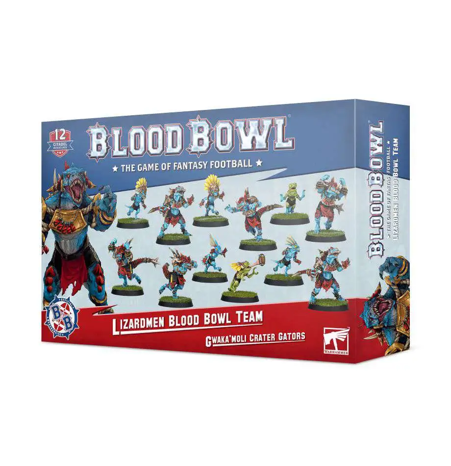 Blood Bowl Lizardmen Team [Gwaka'moli Crater Gators]