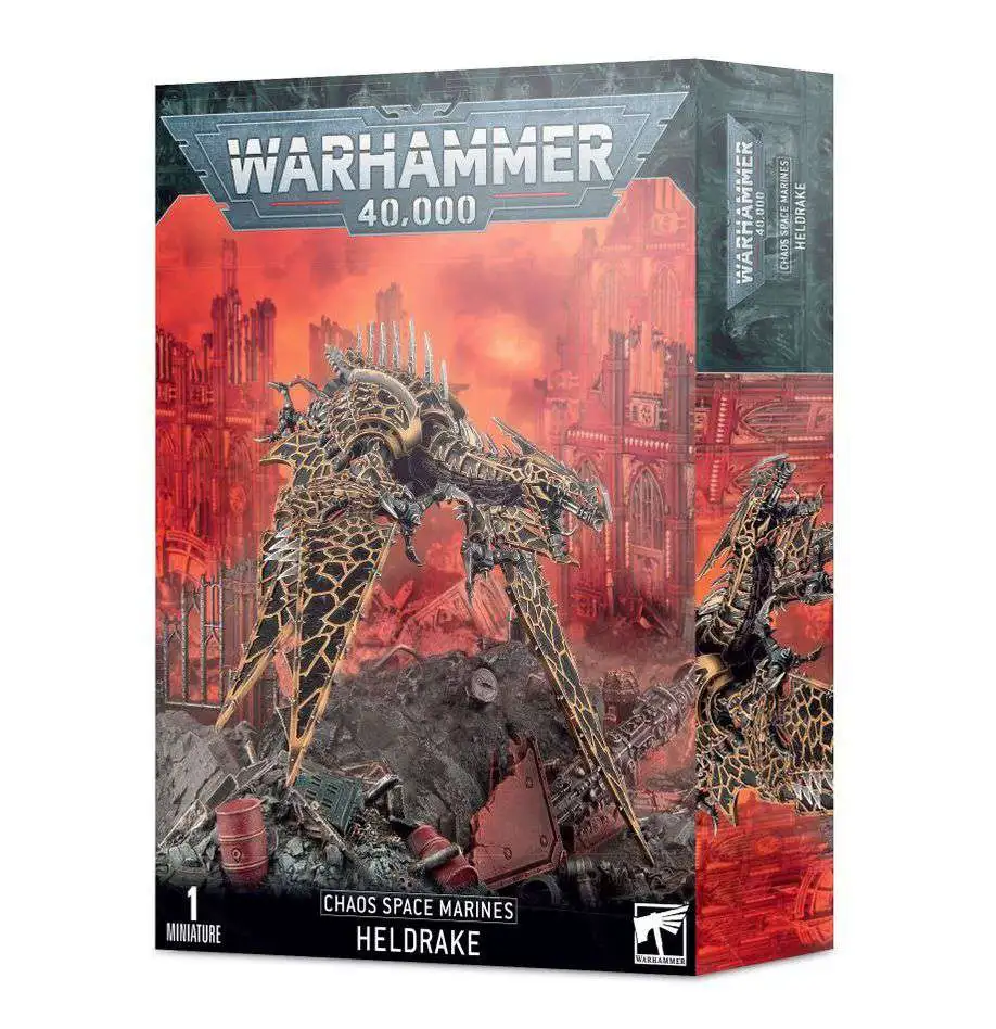 Warhammer 40,000 Chaos Space Marines Heldrake Miniature