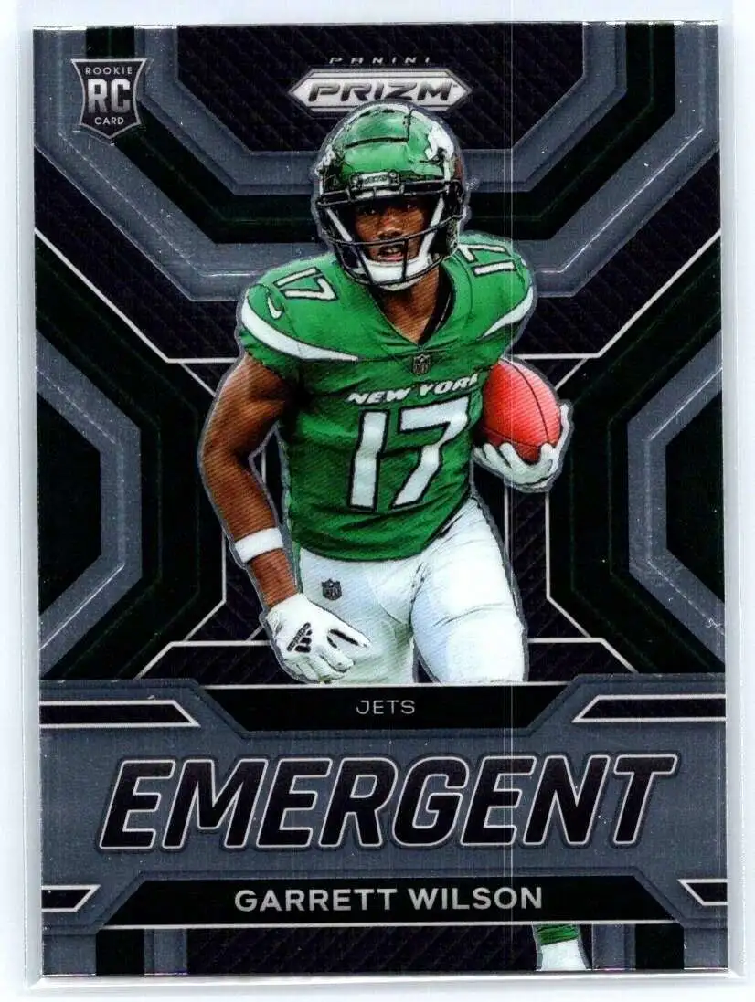 NFL 2022 Panini Prizm Single Card Emergent Garrett Wilson E-6 Rookie ...