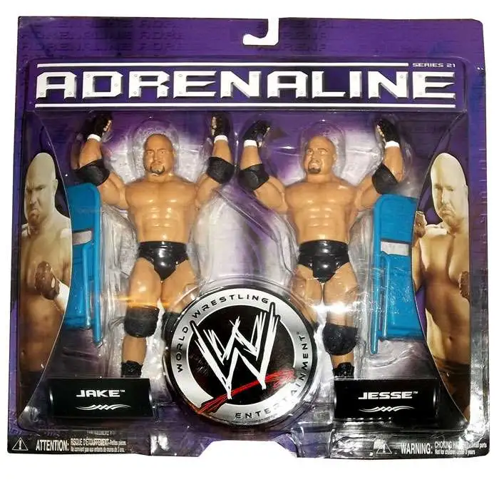 WWE Wrestling Adrenaline Series 21 Jake Jesse Action Figure 2-Pack