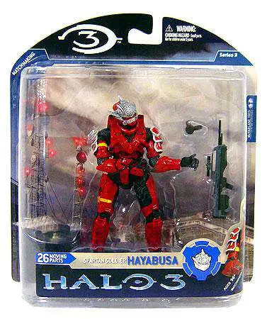 Halo 3 Series 2 Red CQB Spartan Soldier Action Figure