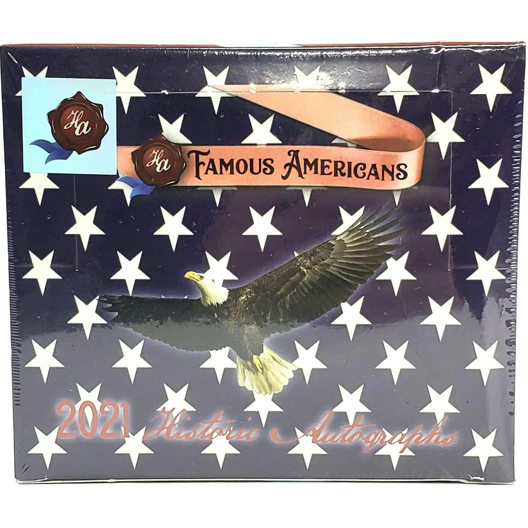Historic Autographs 2021 Famous Americans Trading Card Hobby Box [20 Packs]