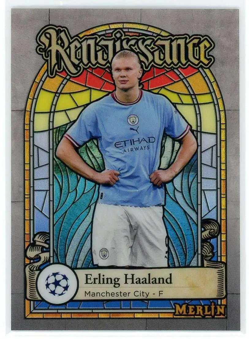 2023-24 Topps Merlin Renaissance ハーランド Soccer 2022-23 Topps Merlin Chrome UEFA Single Card Renaissance