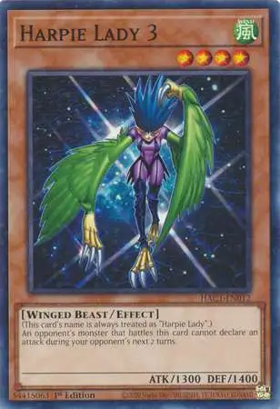 YuGiOh Common Harpie Lady 3 HAC1-EN012