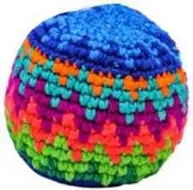 Hacky Sack Bean Bag Guatemalan Kick Bag 2.5-Inch Hacky Sack [1 RANDOM Design] (Pre-Order ships September)