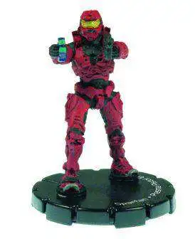Halo 3 ActionClix Common Spartan Plasma Pistol & M7/Caseless SMG #009 [Red]
