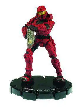 Halo 3 ActionClix Uncommon Spartan Brute Shot #039 [Red]