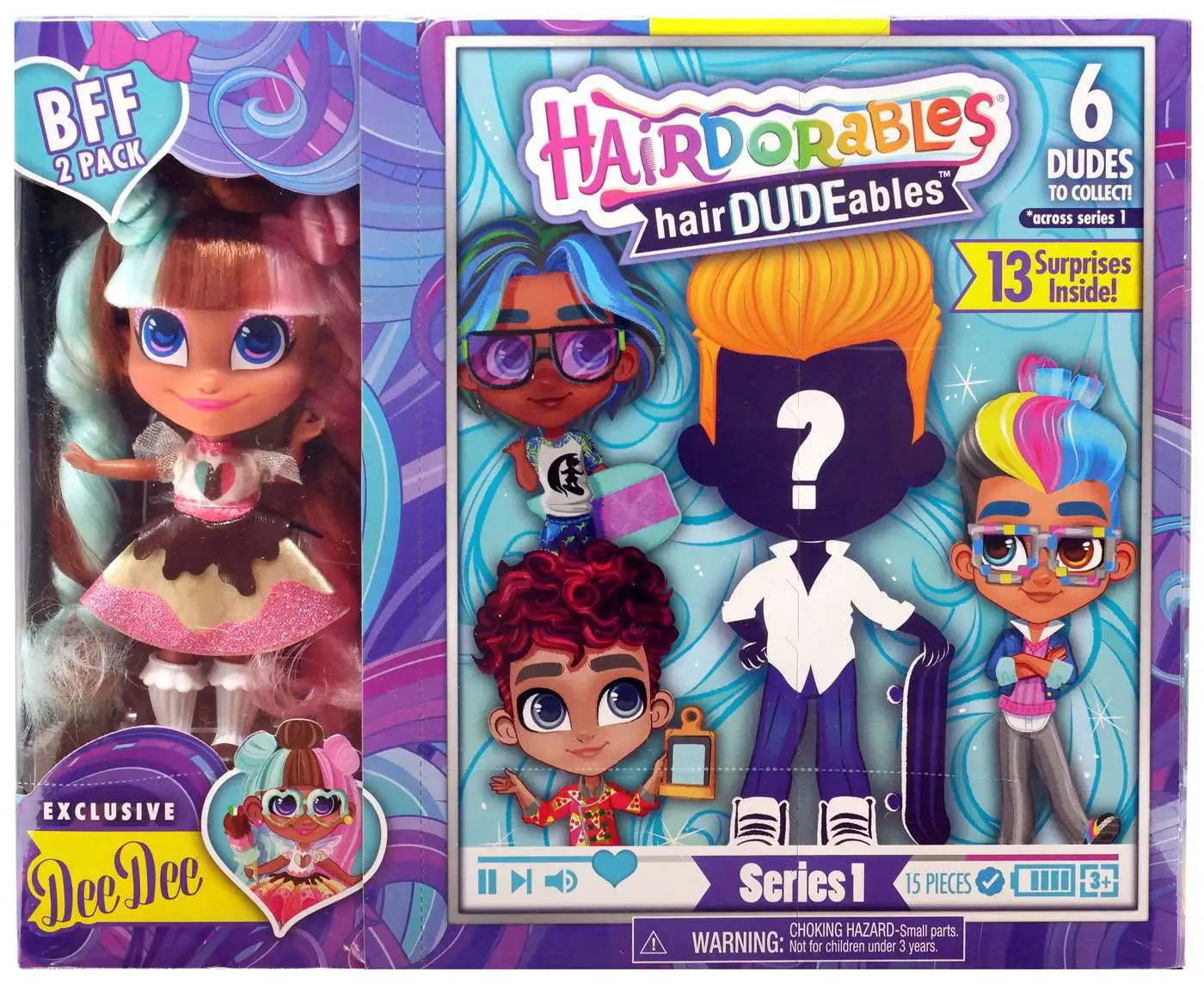 Hairdorables Hairdudeables Series 3 Pack Brand New 