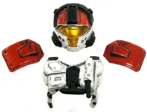 McFarlane Toys Halo 3 Spartan Armor Loose Accessory [White & Red CQB Loose]