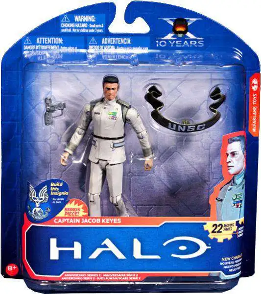 McFarlane Toys Halo 10th Anniversary Series 2 Captain Jacob Keyes Action Figure [Damaged Package]