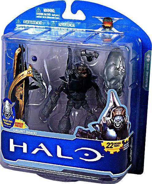 McFarlane Toys Halo 3 10th Anniversary Series 1 Black Special Ops Grunt Action Figure [Damaged Package]