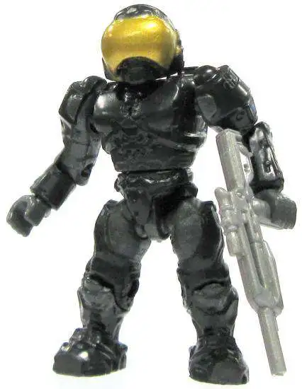 Mega Bloks Halo Security Spartan 2-Inch Minifigure [Black Loose]