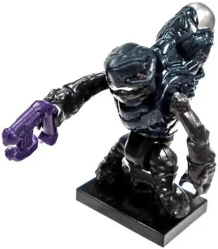 Mega Bloks Halo Mystery Pack Alpha Storm Grunt 2-Inch Minifigure [Dark Blue Loose]