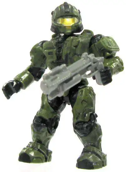 Mega Bloks Halo Loose CQB Spartan 2 Minifigure Green Loose - ToyWiz
