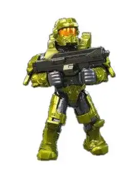 Halo Mega Bloks Series 3 UNSC Yellow Marine with Assault Rifle Common 