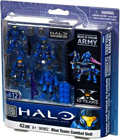 Mega Bloks Halo The Authentic Collector's Series Blue Team: Combat Unit Exclusive Set #96962