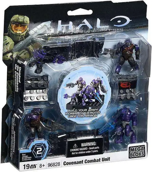 Mega Bloks Halo The Authentic Collector's Series Covenant Combat Unit Set #96828 [Damaged Package]