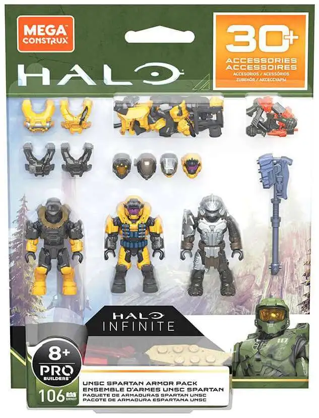 Halo accessories action figures weapon and armor lot