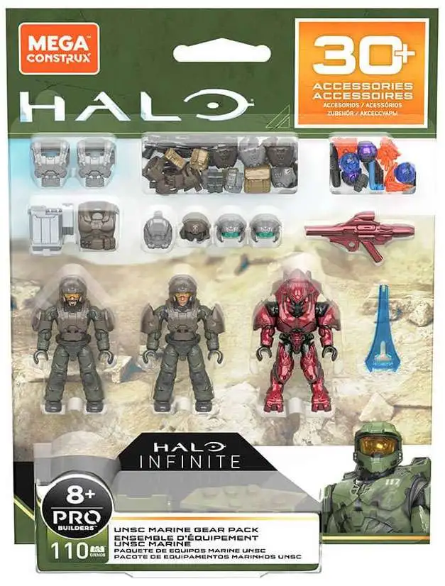 Halo UNSC Marine Gear Pack Set Mega Construx - ToyWiz