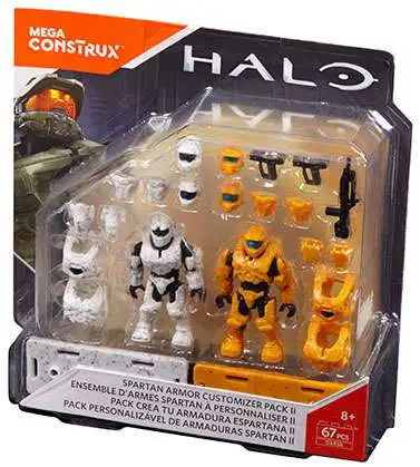 Mega Bloks Halo Spartan Customizer Pack Minifigure Set #97541 