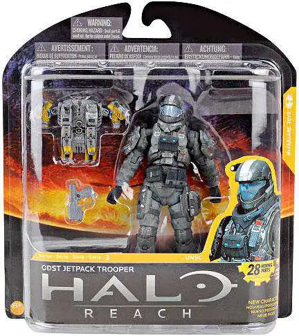 McFarlane Toys Halo Reach Series 3 ODST Jetpack Trooper Action Figure [Damaged Package]