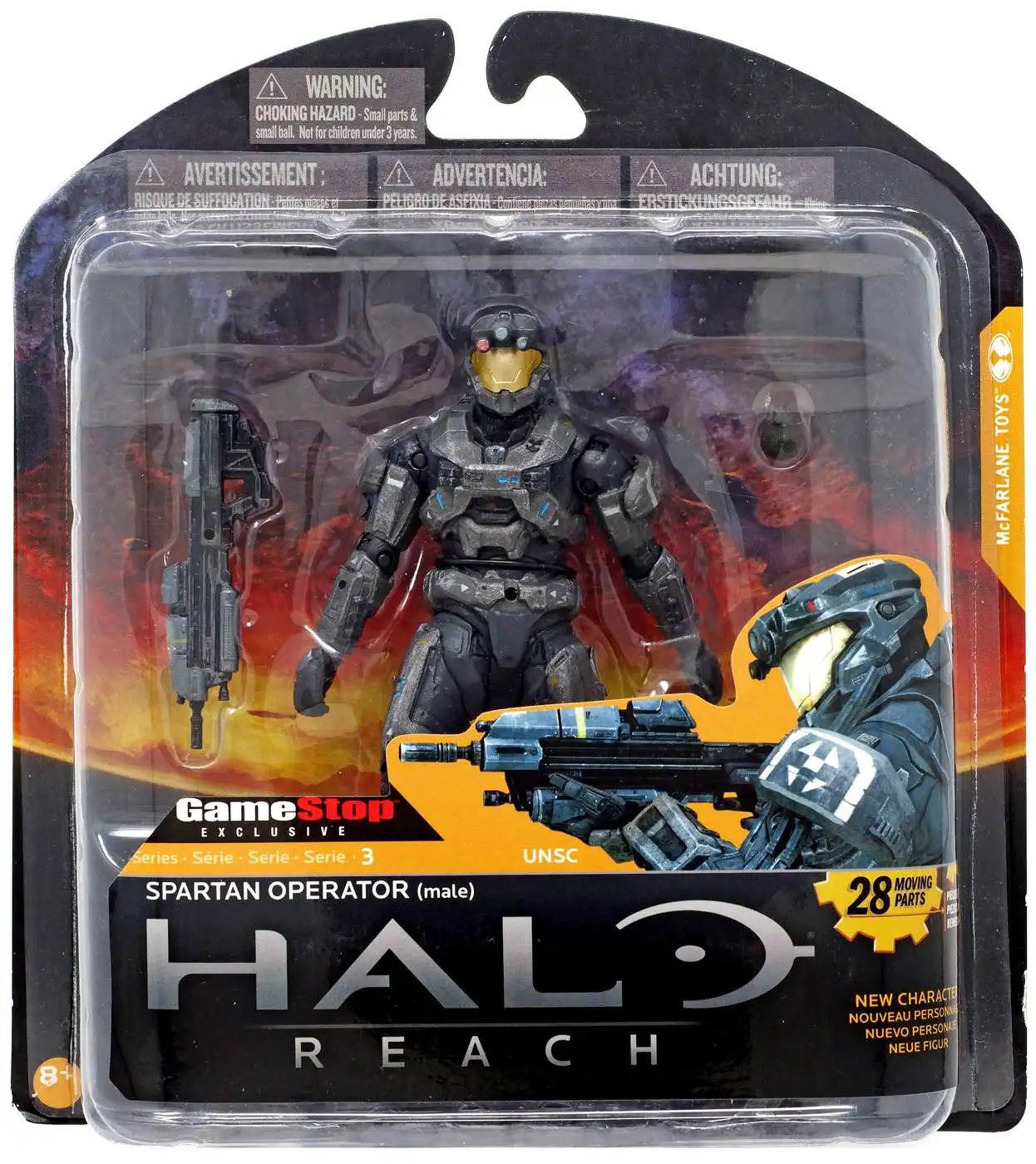 McFarlane Halo Reach Series 1 Spartan Mark V [B] Action Figure