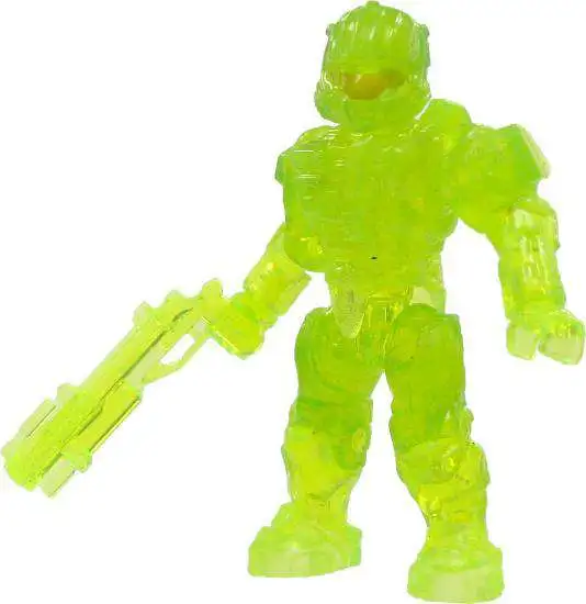 Mega Bloks Halo CQB Spartan 2-Inch Minifigure [Trans Green Loose]