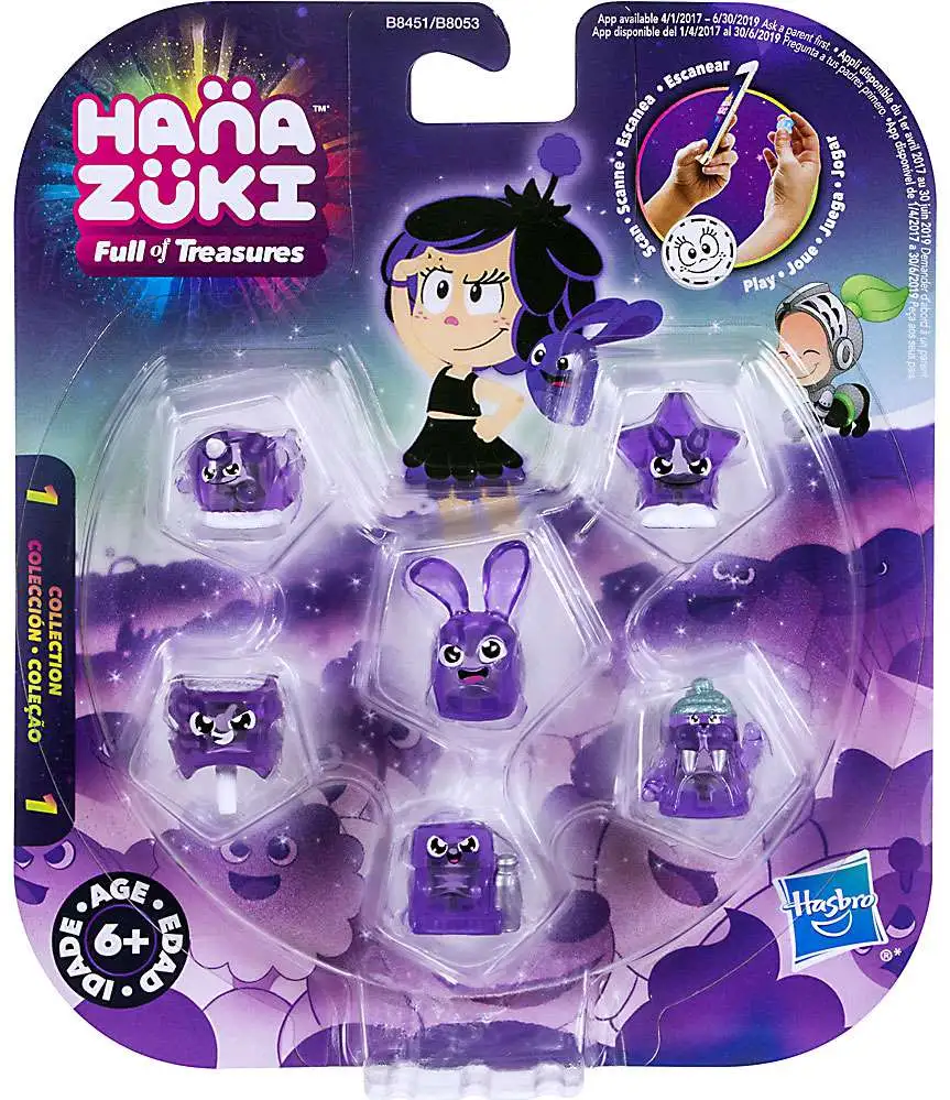 4 Hasbro Hana Zuki Full of Treasures Bling Bag Figures Collection 1 for sale online 