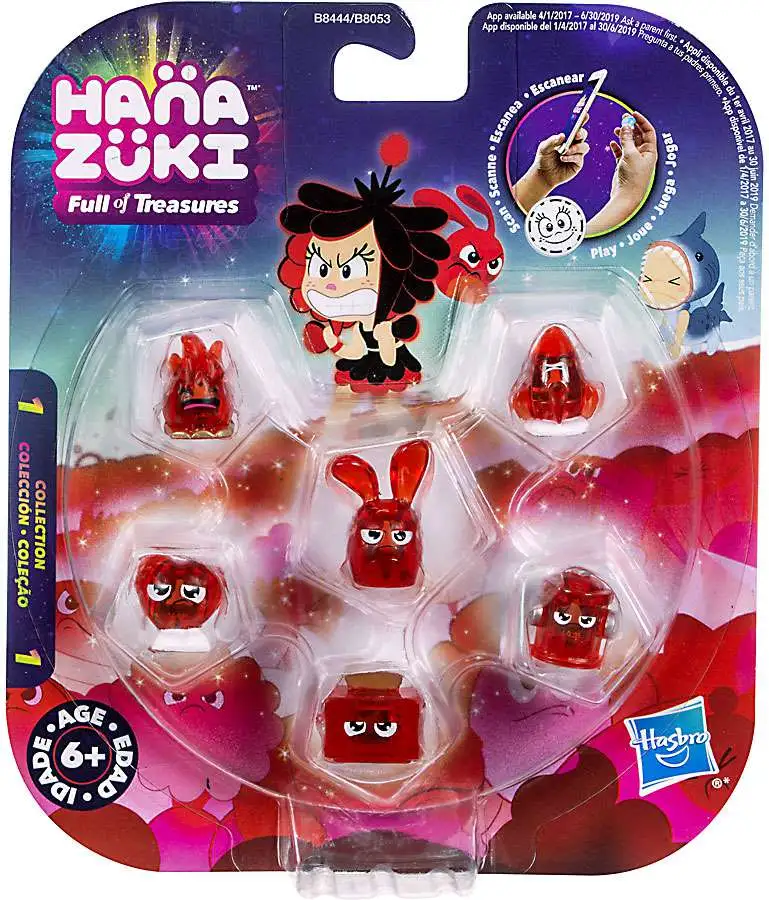 Nouveau Hasbro hanazuki pleine de trésors Violet 6 courageux Caractères 