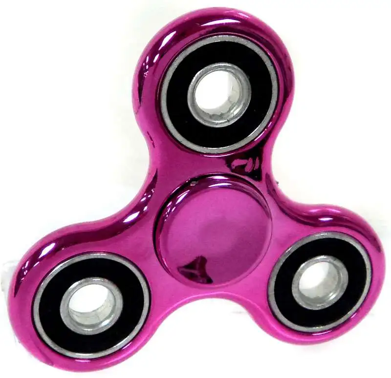 Hand Spinner Metallic Pink Spinner - ToyWiz