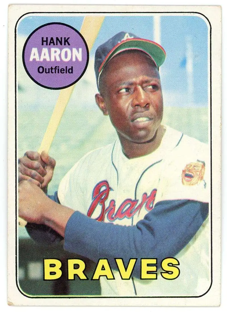 MLB 1969 Topps Hank Aaron #100 [Very Good]