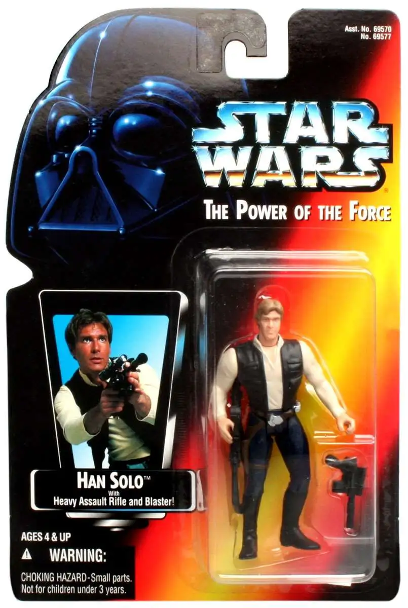 Star Wars A New Hope Power of the Force POTF2 Han Solo Action Figure