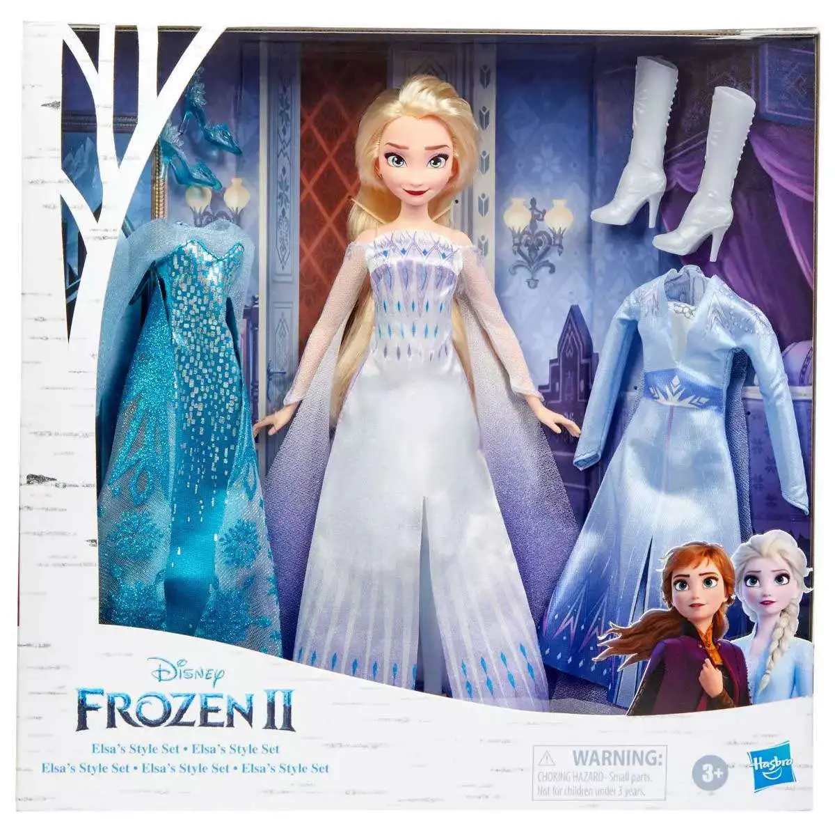 Disney Frozen 2 Elsa Fashion Doll toy blue outfit elza 